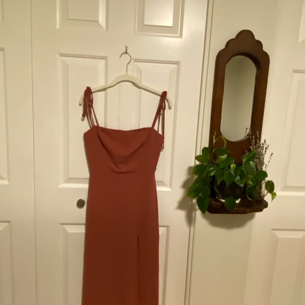 Jenny Yoo Dusty coral/rose Sleeveless Dress